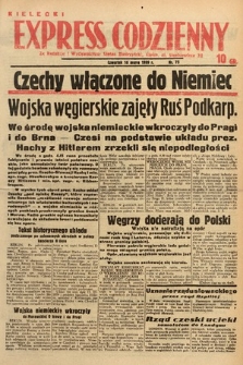 Kielecki Express Codzienny. 1939, nr 75