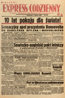 Kielecki Express Codzienny. 1939, nr 105
