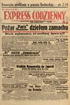 Kielecki Express Codzienny. 1939, nr 109