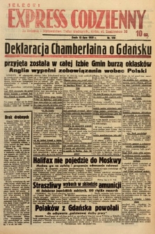 Kielecki Express Codzienny. 1939, nr 190