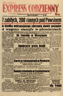 Kielecki Express Codzienny. 1939, nr 196