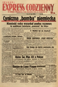 Kielecki Express Codzienny. 1939, nr 204