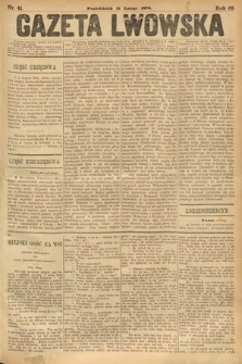 Gazeta Lwowska. 1878, nr 41