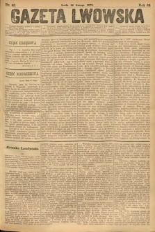 Gazeta Lwowska. 1878, nr 43