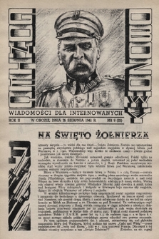 Goniec Obozowy : wiadomości dla internowanych. 1941, nr 9