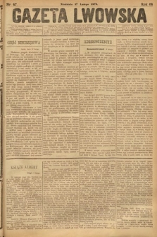 Gazeta Lwowska. 1878, nr 47