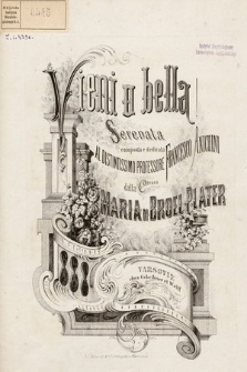 Vieni o bella : serenata : [op. 12]