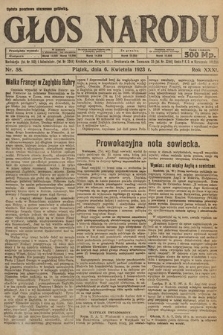 Głos Narodu. 1923, nr 58