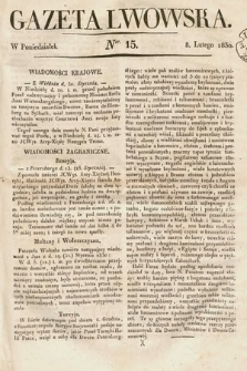 Gazeta Lwowska. 1830, nr 15