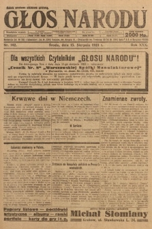 Głos Narodu. 1923, nr 162