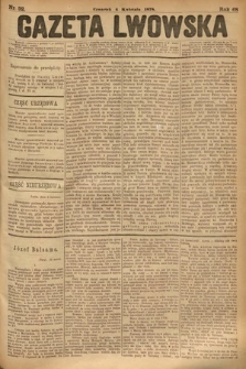 Gazeta Lwowska. 1878, nr 92