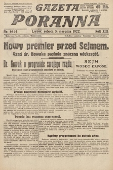Gazeta Poranna. 1922, nr 6454
