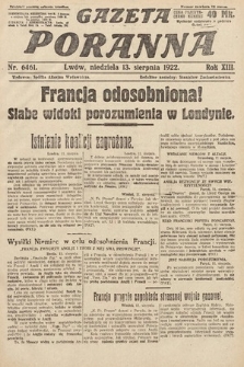 Gazeta Poranna. 1922, nr 6461