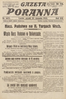 Gazeta Poranna. 1922, nr 6471