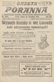 Gazeta Poranna : ilustrowany dziennik informacyjny wschodnich kresów Polski. 1922, nr 6496