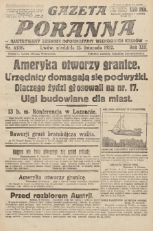 Gazeta Poranna : ilustrowany dziennik informacyjny wschodnich kresów Polski. 1922, nr 6536