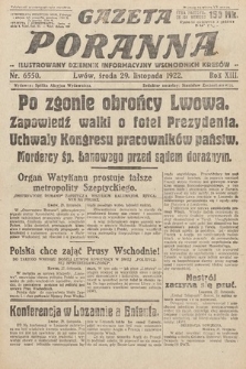 Gazeta Poranna : ilustrowany dziennik informacyjny wschodnich kresów Polski. 1922, nr 6550