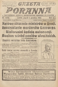 Gazeta Poranna : ilustrowany dziennik informacyjny wschodnich kresów Polski. 1922, nr 6552