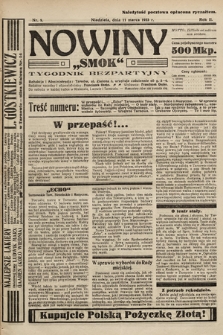 Nowiny „Smok” : tygodnik bezpartyjny. 1923, nr 9