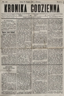Kronika Codzienna. 1876, nr 49