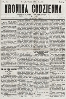 Kronika Codzienna. 1876, nr 63