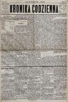 Kronika Codzienna. 1876, nr 75