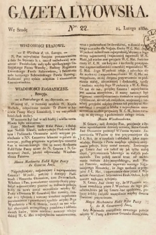 Gazeta Lwowska. 1830, nr 22