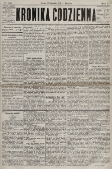 Kronika Codzienna. 1876, nr 141