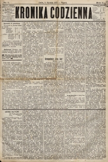 Kronika Codzienna. 1877, nr 5