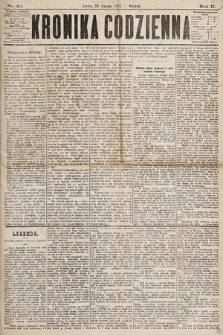 Kronika Codzienna. 1877, nr 40