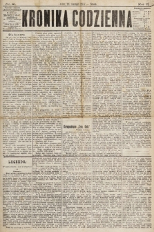 Kronika Codzienna. 1877, nr 41