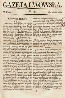 Gazeta Lwowska. 1830, nr 23