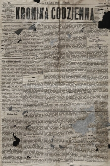 Kronika Codzienna. 1877, nr 75