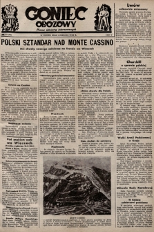 Goniec Obozowy : pismo żołnierzy internowanych. 1944, nr 12