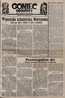 Goniec Obozowy : pismo żołnierzy internowanych. 1944, nr 19