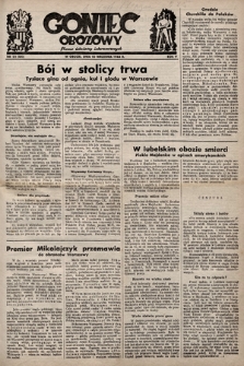 Goniec Obozowy : pismo żołnierzy internowanych. 1944, nr 22