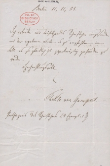 Berol. Ms. Autographen-Sammlung, Schober