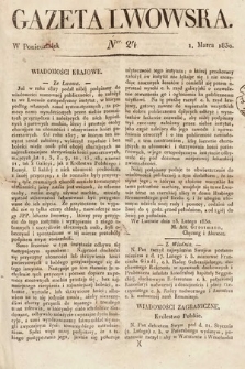 Gazeta Lwowska. 1830, nr 24