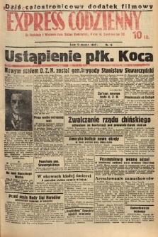 Kielecki Express Codzienny. 1938, nr 12