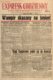 Kielecki Express Codzienny. 1938, nr 71