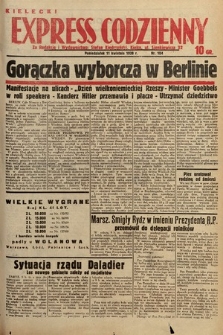 Kielecki Express Codzienny. 1938, nr 104