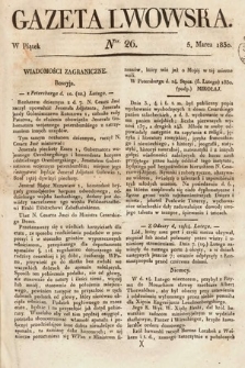 Gazeta Lwowska. 1830, nr 26