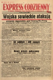 Kielecki Express Codzienny. 1938, nr 216