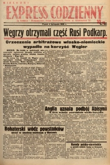 Kielecki Express Codzienny. 1938, nr 309