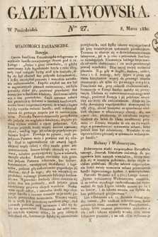 Gazeta Lwowska. 1830, nr 27