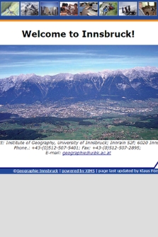 Institute of Geography, University of Innsbruck
