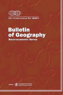Bulletin of Geography: Socio-economic Series