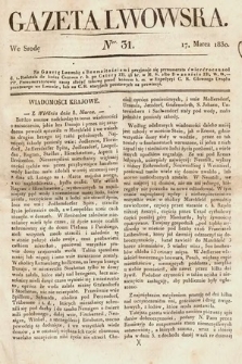 Gazeta Lwowska. 1830, nr 31