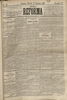 Nowa Reforma. 1896, nr 22