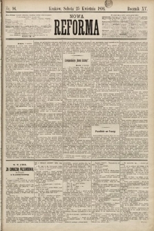 Nowa Reforma. 1896, nr 96